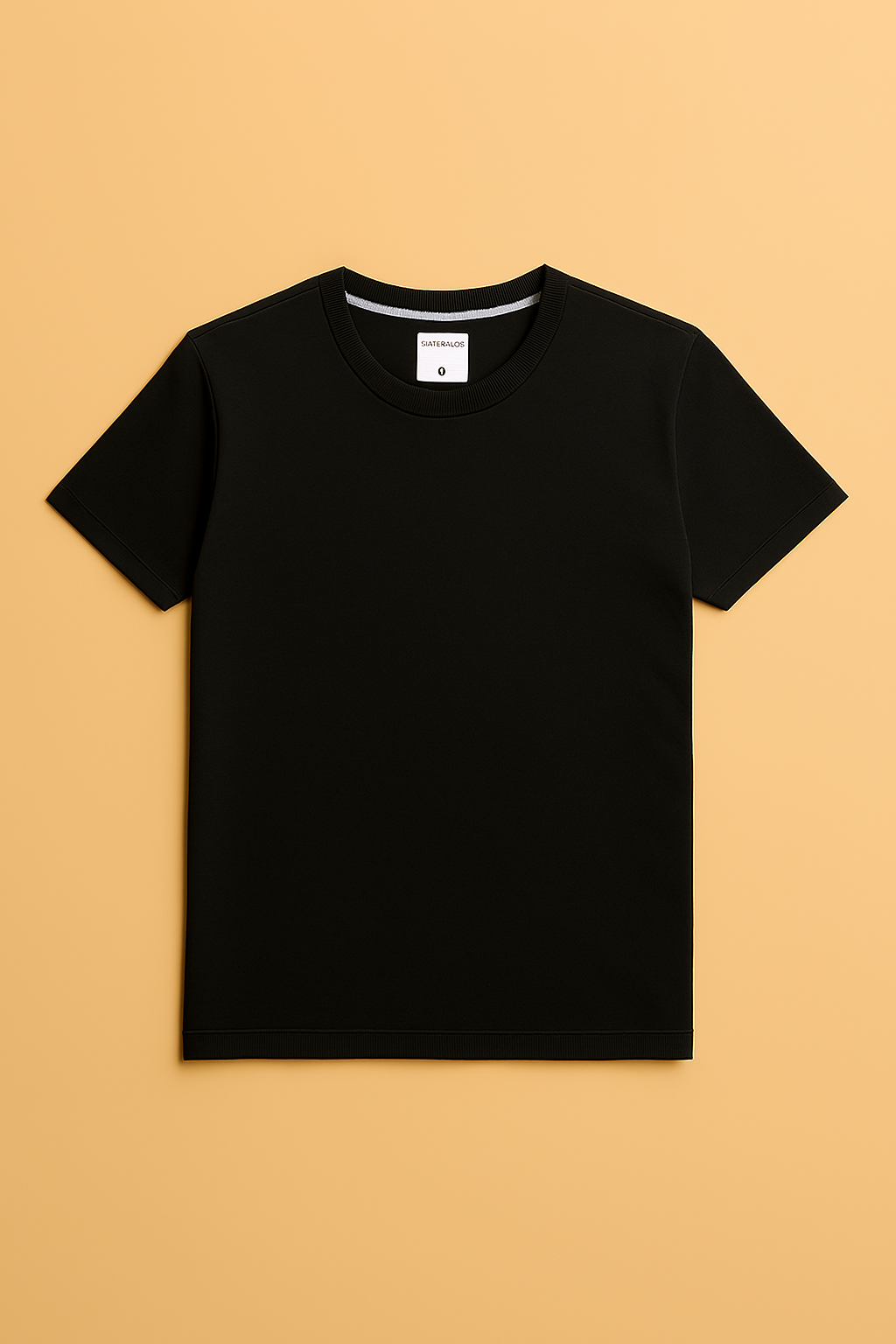 Μπλουζάκι Μάυρο Κοντομάνικο Unisex 100% Βαμβάκι – S έως 3XL