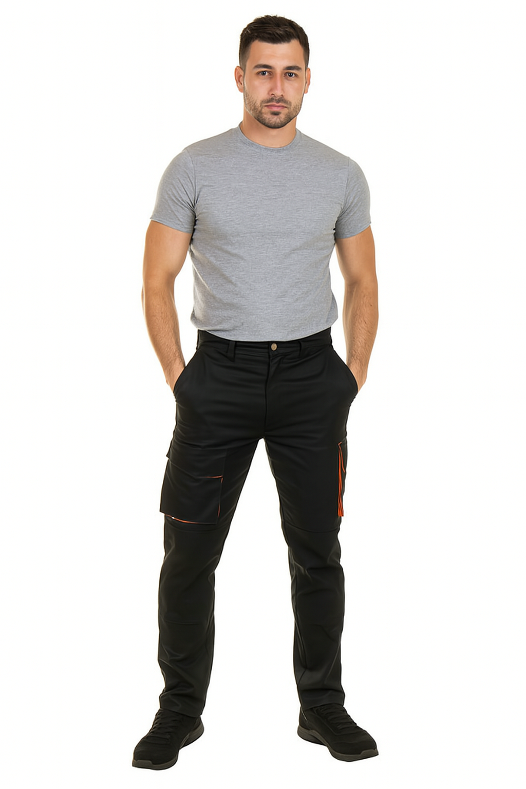 PANTSI CLOTHING                                                                                              Παντελόνι Εργασίας Μαύρο