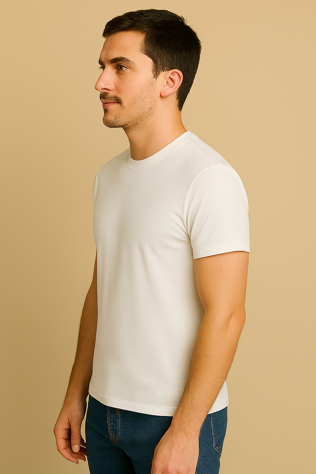 Μπλουζάκι Λευκό Κοντομάνικο Unisex 100% Βαμβάκι – S έως 3XL