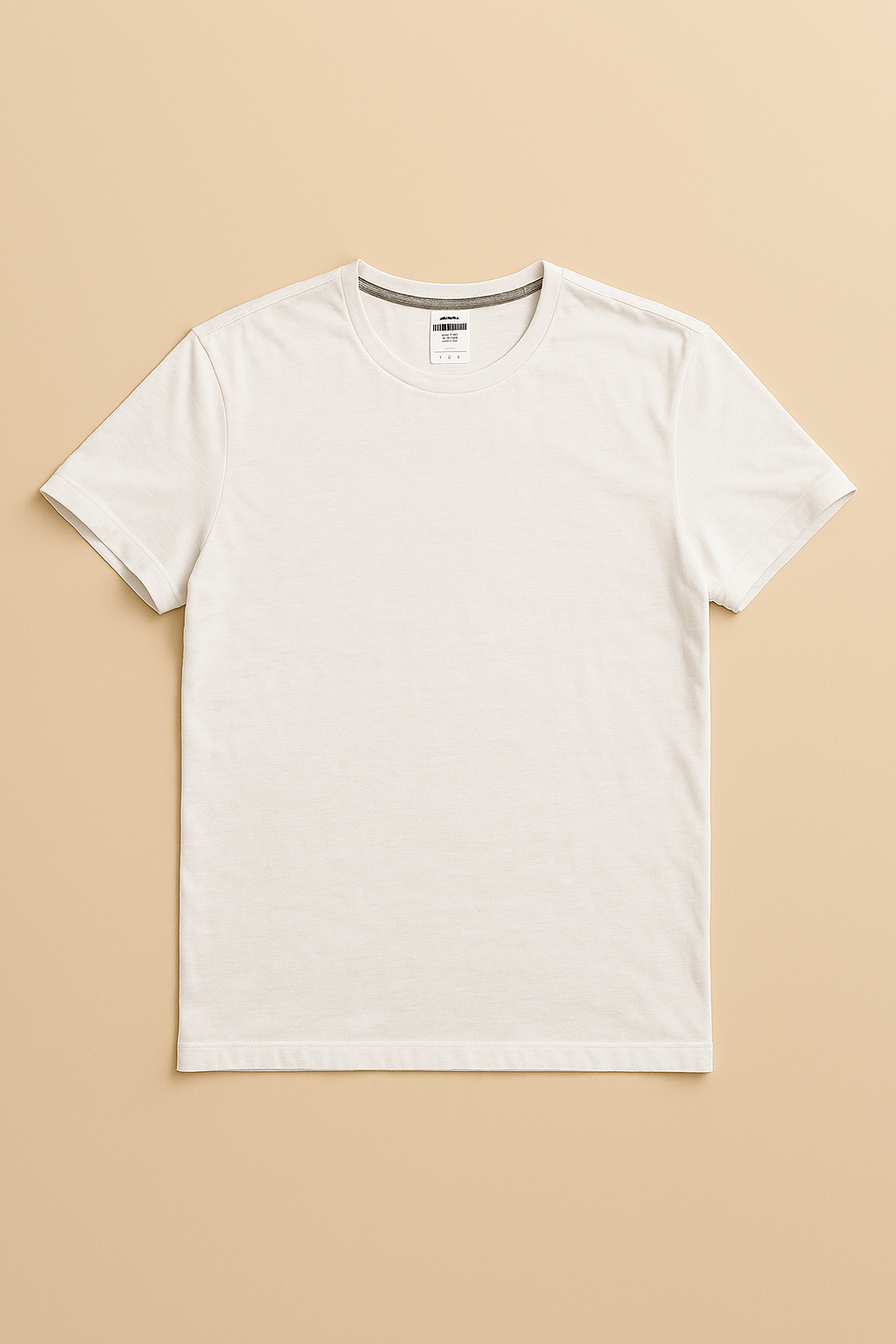 Μπλουζάκι Λευκό Κοντομάνικο Unisex 100% Βαμβάκι – S έως 3XL