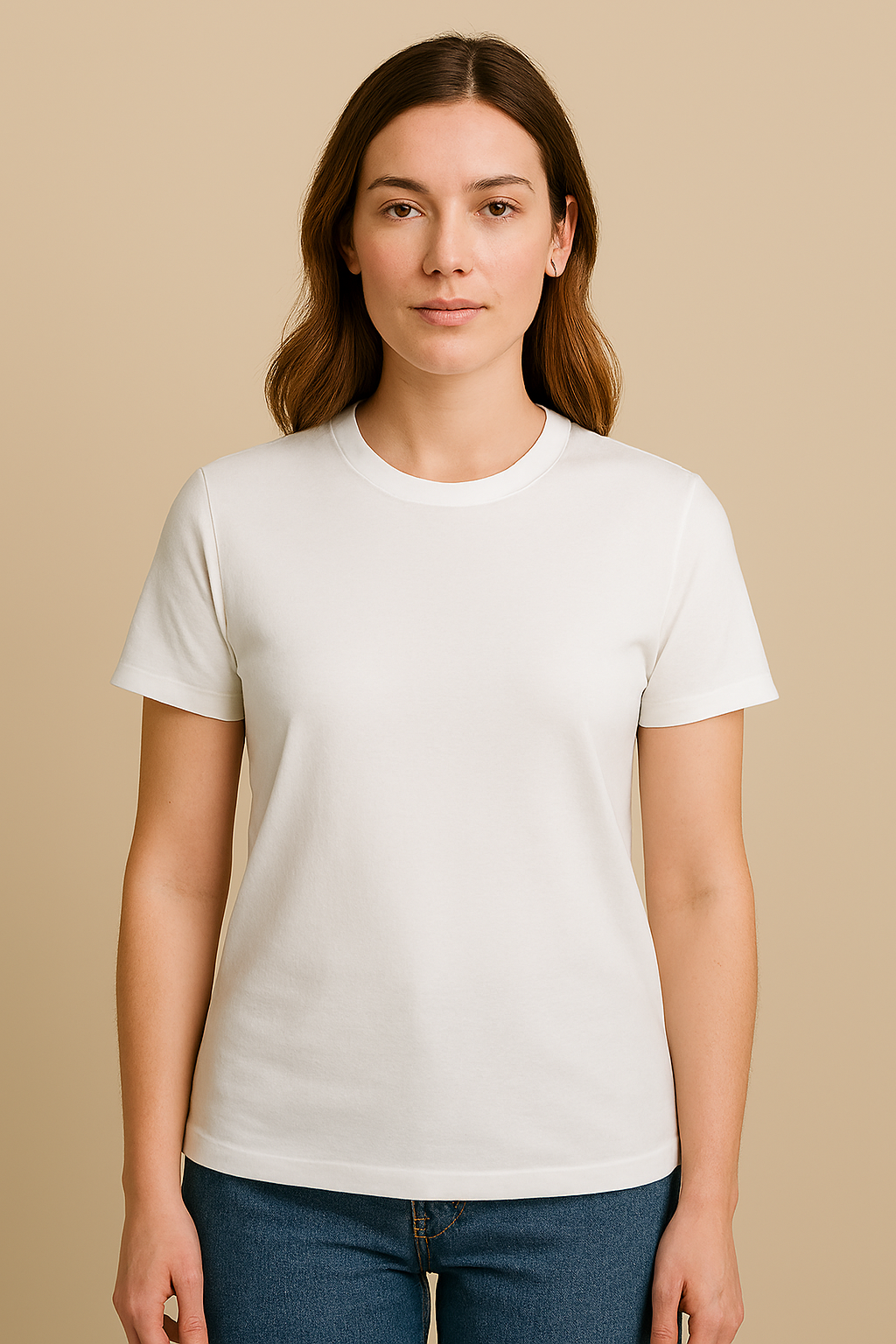 Μπλουζάκι Λευκό Κοντομάνικο Unisex 100% Βαμβάκι – S έως 3XL