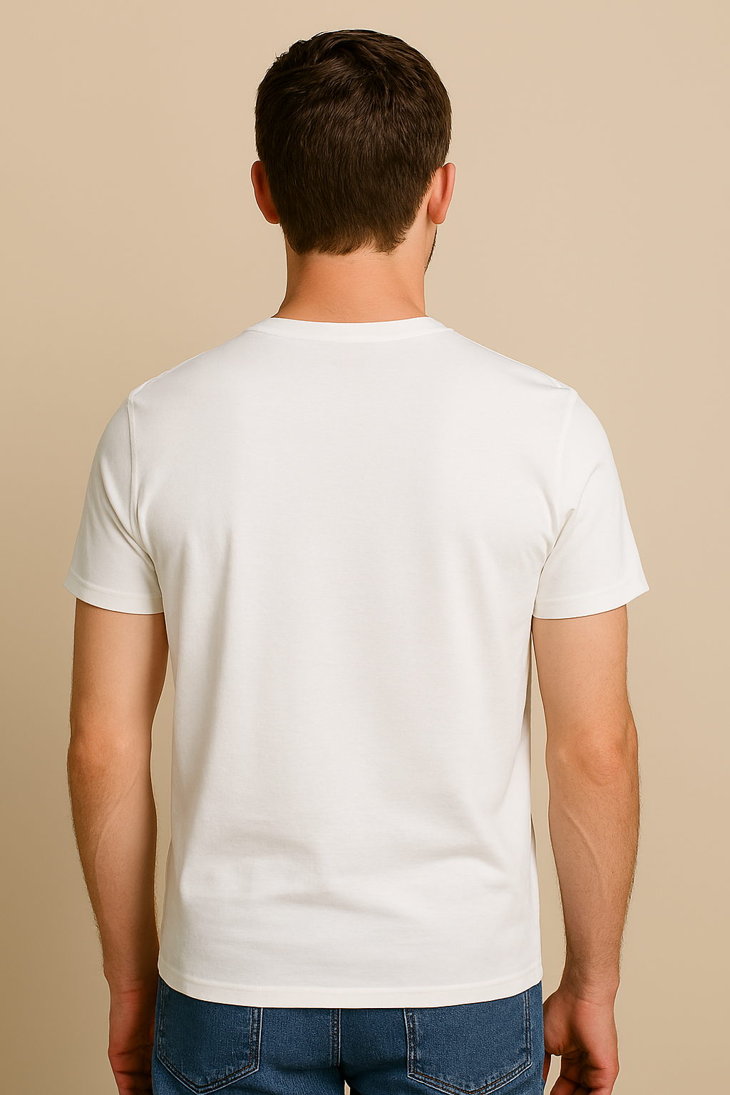 Μπλουζάκι Λευκό Κοντομάνικο Unisex 100% Βαμβάκι – S έως 3XL