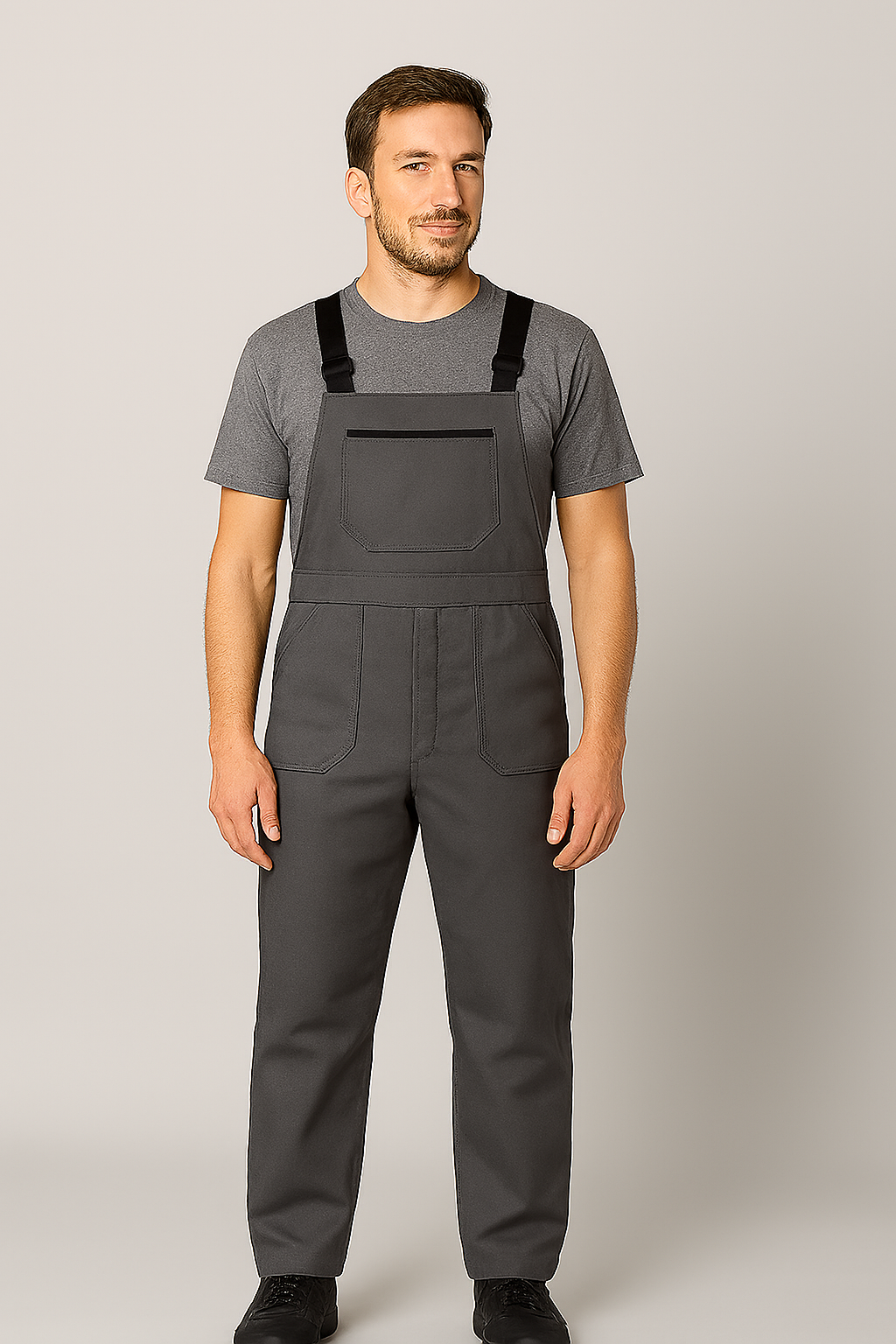 Unisex Φόρμα Εργασίας Γκρι – Ανθεκτική & Λειτουργική